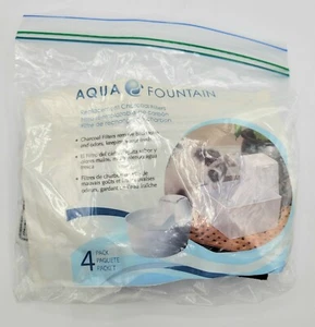 Aqua Fountain Charcoal Filters Replacement Filters, Open Package Has 6 Filters.  - Picture 1 of 2