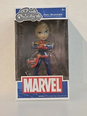 Figura Vinilo Marvel Funko Rock Candy Captain Marvel Foto 1 de 4
