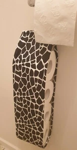 Fabric Toilet Roll Holder- Giraffe Design - Picture 1 of 2