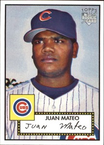 2006 Topps '52 Baseball Card #266 Juan Mateo Rookie Baseball Card