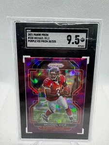 MICHAEL VICK 2021 PRIZM PURPLE ICE 35/225 SGC 9,5 MT+ FALCONS 🔥🔥 - Bild 1 von 2