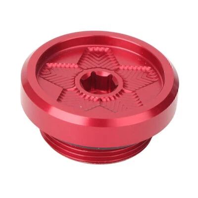 Motor CNC Engine Oil Filler Plug Cap Bolt Fit Kawasaki Ninja 250R 300 500R RED - Image 1 of 2