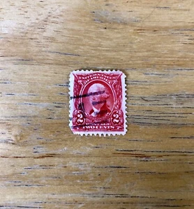 1902 US stamp Scott # 301  George Washington 2 Cent Postage Stamp - Picture 1 of 3