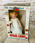 vtg angel light tree topper plug in Christmas tree ornament 9"