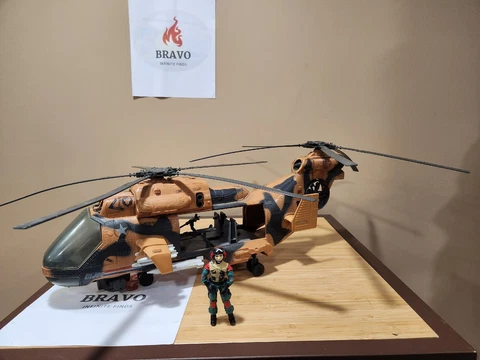 1986 GI Joe TOMAHAWK Helicopter Vintage ARAH Lift Ticket Cover