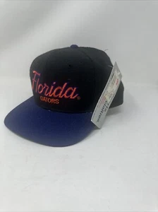 Vintage University Of Florida Gators Sports Specialties Script Snapback Hat Tags - Picture 1 of 9