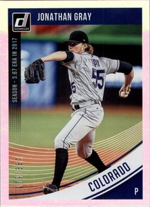 2018 Donruss Season Stat Line #107 Jonathan Gray /367 - NM-MT