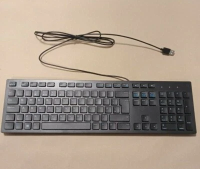 Dell KB216 Slim Office Multimedia GERMAN QWERTZ Keyboard - Image 1 of 4