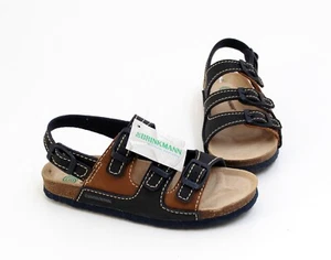 Sandalias Dr. Brinkmann cuero auténtico azul marrón talla 34 - Imagen 1 de 9