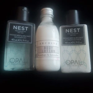 Nest Fragrances OPAL Travel Set of 3 Shampoo Conditioner BODY LOTION BY ARCHIVE - Picture 1 of 2