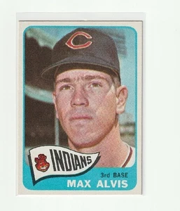 1965 Topps #185 Max Alvis Baseball Card Ex+ - Picture 1 of 2