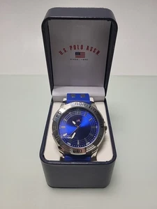U.S. POLO ASSN. US9671SH Blue Tone Quartz Analog Digital Men's Watch - Picture 1 of 3