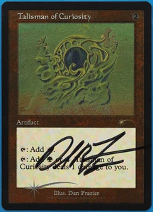 Talisman of Curiosity (Secret Lair ETCHED) FOIL SIGNED NM (505050) - Picture 1 of 2