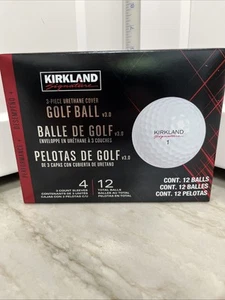 NEW Kirkland Signature 3-Piece Urethane Golf Balls 4 Packs of 3 (12 Balls Total) - Picture 1 of 4