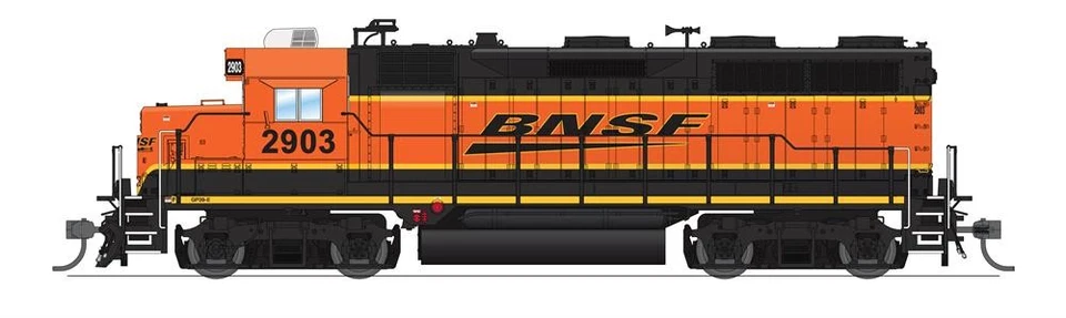 Ho EMD GP35 BNSF 2919 Swoosh Scheme W/sd - Image 1 of 1