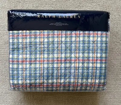 Funda acolchada a cuadros Ralph Lauren Veronique Lucie King Foto 1 de 4