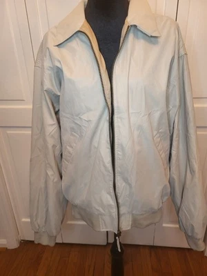 Men's Vintage 90s Tan Windbreaker St John's Bay L Retro Gorpcore Fall Grandpa - Image 1 of 4
