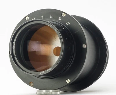 EXC++ RAREST ARMY LEITZ ELCAN 280MM f/4.8 LENS COVERS 35mm LEICA & HALF FORMAT - Image 1 of 4