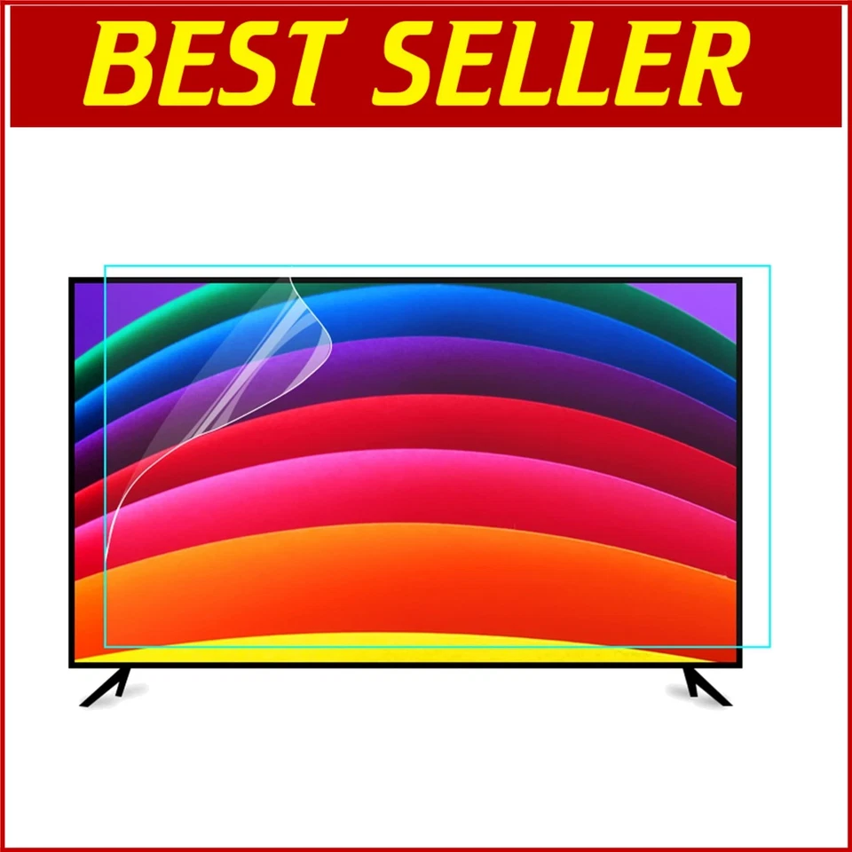 43 Inch Anti-Glare TV Screen Protector - Blocks Blue Light & Reduces Eye Strain - Image 1 of 4