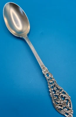 Cuchara de té Dominick & Haff perforada Trianon Sterling lavado dorado claro, 22 g, 6" Foto 1 de 4