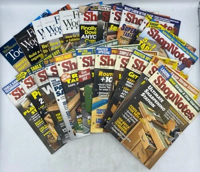 Lot of 17 Issues of ShopNotes & Fine Woodworking Magazines (5) 2005-2009 Years - Image 1 of 4