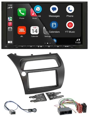 JBL MP3 DAB Bluetooth USB 2DIN Autoradio für Honda Civic (2006-2012) - Bild 1 von 4