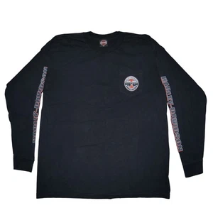 VTG Harley Davidson Men’s L/S T-Shirt Size 2XL "Stop Light City" Kokomo, Indiana - Picture 1 of 9