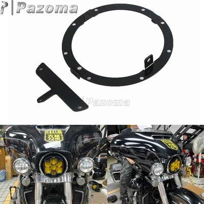 For Harley Touring Road King Street Glide Tri Glide Headlight Bracket Kit '99-Up - Image 1 of 4