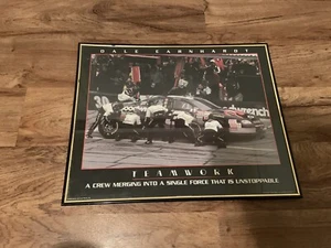 Dale Earnhardt #3 Teamwork Ready To Hang Wall Art  - Picture 1 of 9