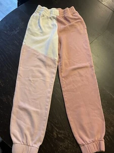 Hollister sweatpants pink/white xs - Picture 1 of 4