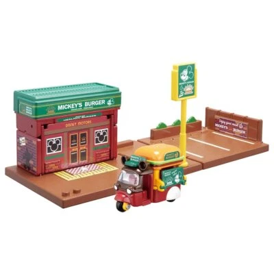 Takara Tomy Tomica Town Disney Motors SP 15th Mickey Hamburger Shop with Car - Image 1 of 4