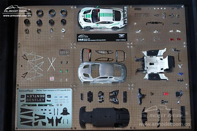 Almost Real 1:43 QUADRO VETRINA BENTLEY GT3 TEAM ABSOLUTE ASIA #8 2015 - Immagine 1 di 4