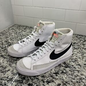 Size 4 (GS) - Nike Blazer Mid 77 White Black