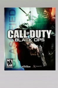 Call of Duty Black Ops PS3 MANUAL ONLY Insert Authentic  - Picture 1 of 1