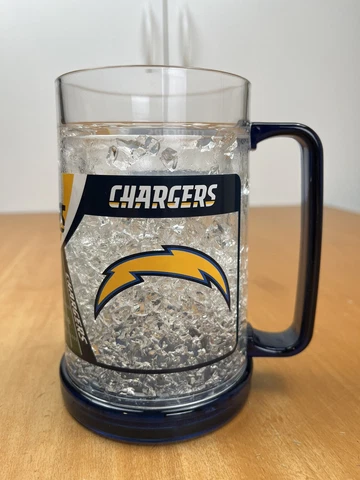 San Diego Chargers Crystal Freezer Mug 16oz Beer Football NFL Cover