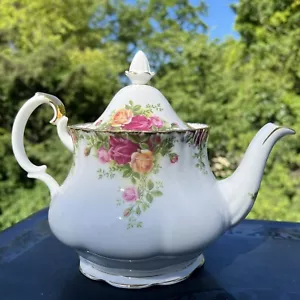 Royal Albert Old Country Roses Bone China Large Teapot - Never Used! - Picture 1 of 14