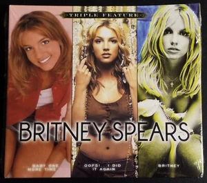 BRITNEY SPEARS - TRIPLE FEATURE - NEW SEALED CDs - 3x Discs - Picture 1 of 2
