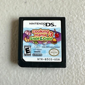 Cooking Mama 3: Shop & Chop - Solo cartucho - (Nintendo DS, 2009) PROBADO - Imagen 1 de 2