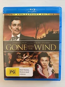 Blu Ray - GONE WITH THE WIND 70th Anniversary Edition (1939) Region B - Picture 1 of 2