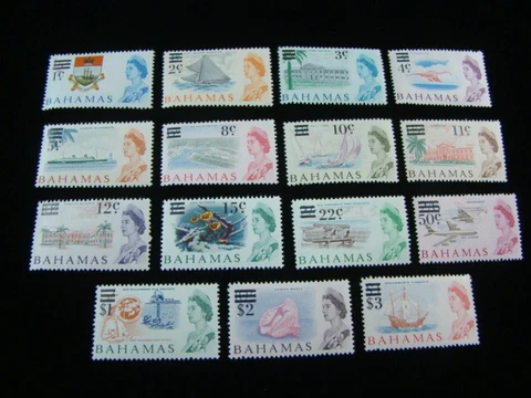 Bahamas Scott #230-244 Set Mint Never Hinged Cover