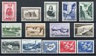 Iceland Year Set 1956 MNH Complete Including Power Plants Waterfalls Norden
