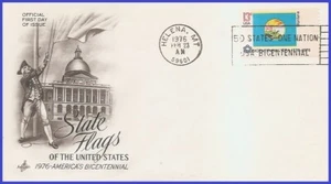 USA3 #1673 U/A ARTCRAFT 5 FDC   Montana State Flag - Picture 1 of 1