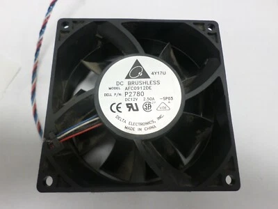 Delta AFC0912DE P2780 CPU Case DC Fan 92mm x92mmx38mm - Image 1 of 4