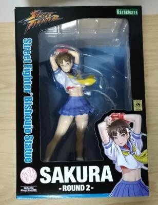 STREET FIGHTER Bishoujo Sakura Round 2 1/7 scale PVC figurine Kotobukiya Japa... - Photo 1/4
