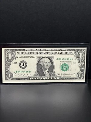 1977- 1 DOLLAR BILL Very Nice Serial NUMBER For Your Collection Low Number - Image 1 of 2