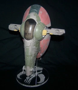 acrylic display stand for the Star Wars Micro Galaxy Squadron Slave I Starship - Picture 1 of 4