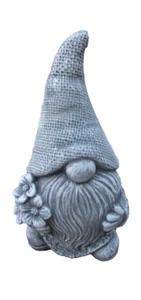 Latex gnome mold plaster cement casting concrete elf rubber mould 7"H x 4"W - Picture 1 of 3