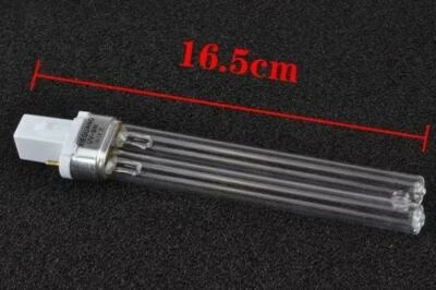 sunsun 9w 9 Watt UV Replacment Bulb lamp G23 2 Pin Base Germicidal Ultraviolet - Image 1 of 3