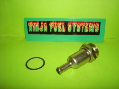 HIGH QUALITY METAL SCREW IN FUEL FILTER FORD MOTORCRAFT 4300 4350 7/8-20 TO 5/16 - Image 1 of 4