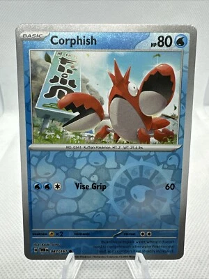 Pokemon Twilight Masquerade CORPHISH Reverse Holo 47/167 Common - Image 1 of 2